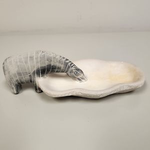 Drinking Zebra Stone Trinket/Soap Dish